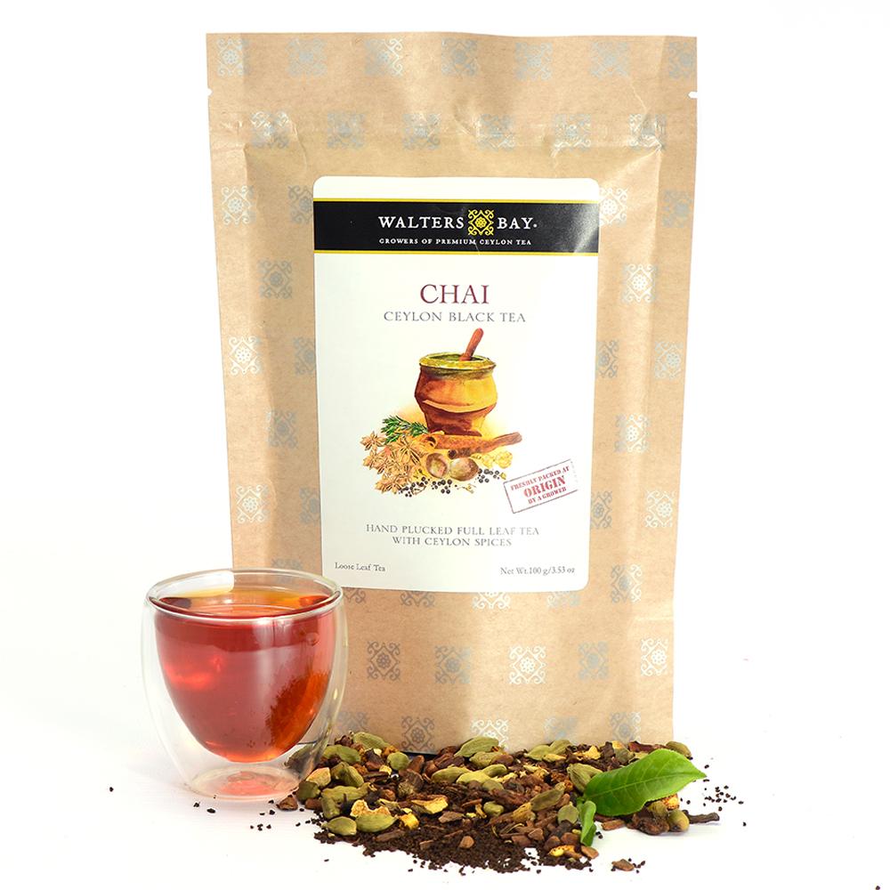 Chai Ceylon Black Tea Full Leaf Tea Loose Leaf Walters Bay   ChaiBlackTeaTinLooseLeafMain1000x1000 1024x1024 