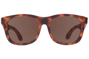 POLARIZED Totally Tortoise with Gradient Amber Lenses Kids Sunglasses - Droplets.
