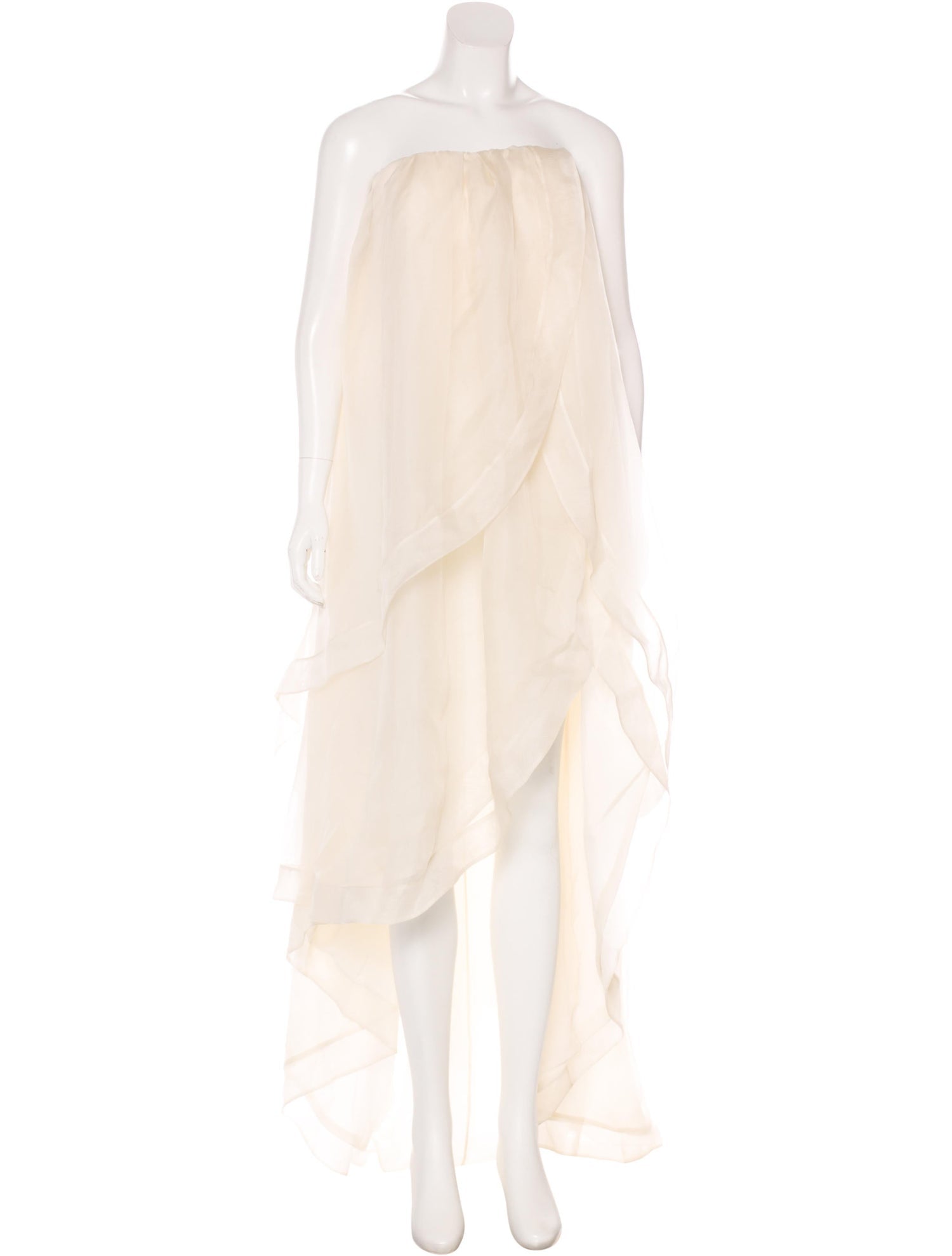 Cream Silk Organza Layered Gown – EPHEMERL