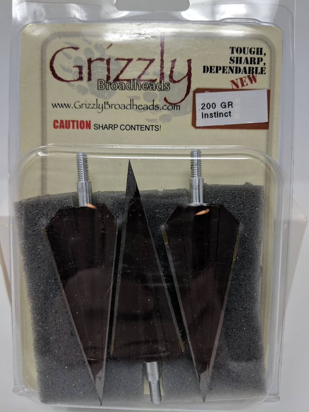 Grizzly Instinct 3 Blade Screw In Broadheads 3 Pack Archery Past 8479