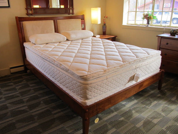 Example of an extra-deep Pillow Top mattress, courtesy of our friends at Design Sleep in Yellow Springs, Ohio.