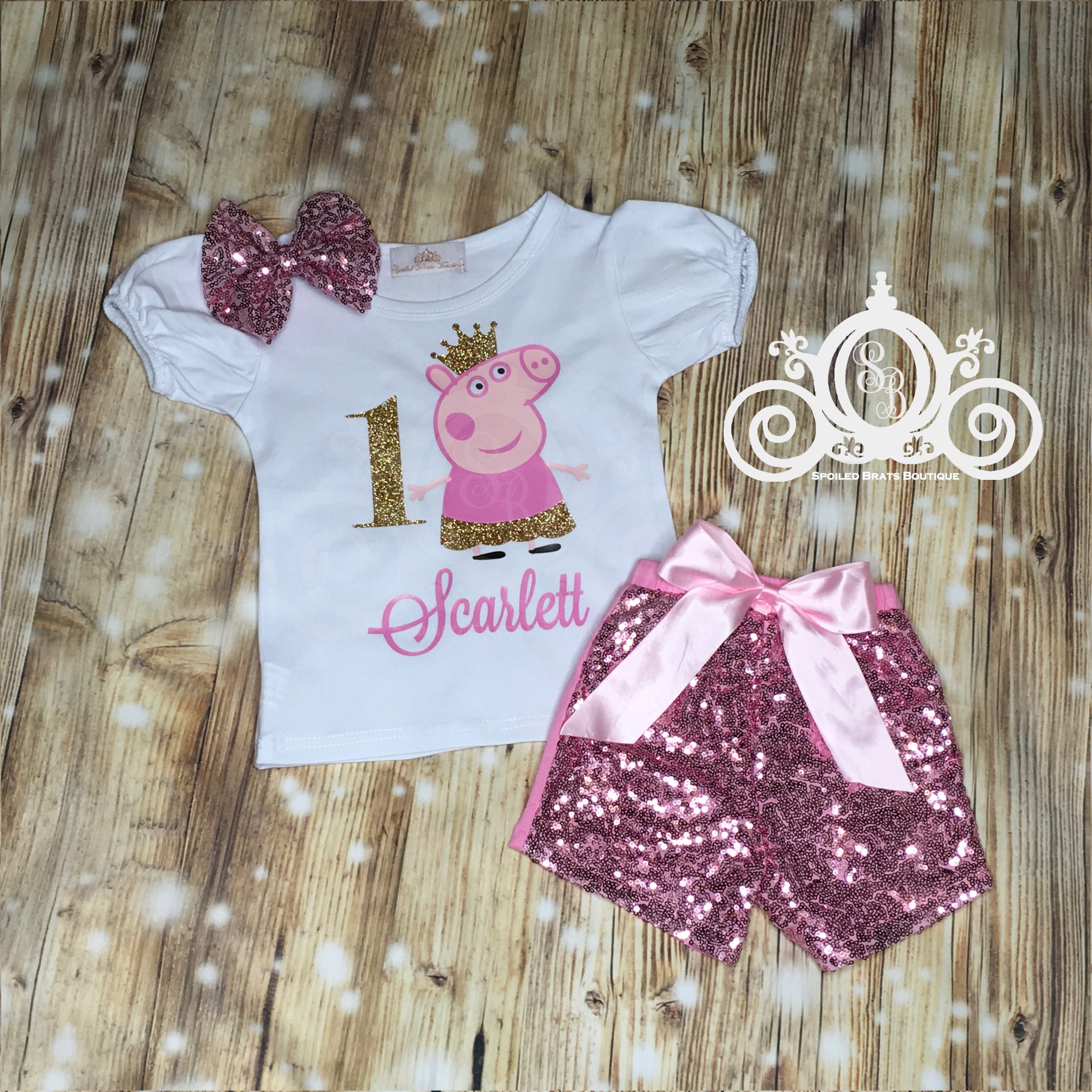 peppa pig birthday outfit