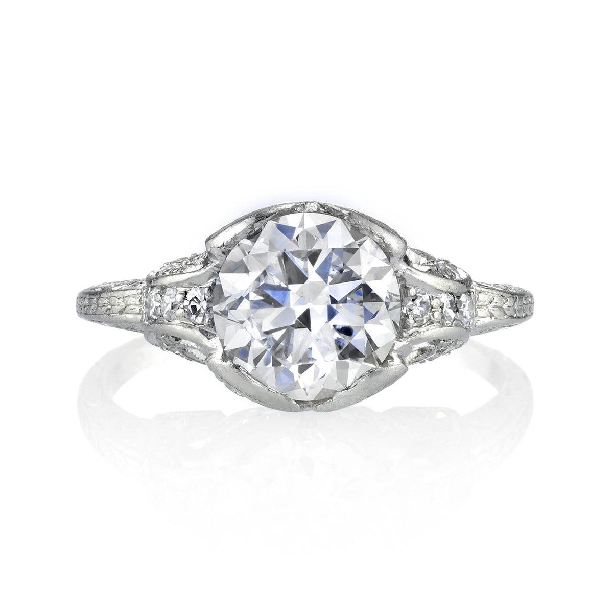 Platinum Art Deco Diamond Ring – Patina Jewelry