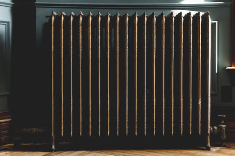 A hot radiator can dry out skin during winter months