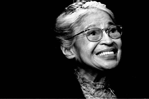 Rosa Parks, who used to practice yoga for her self-care routine