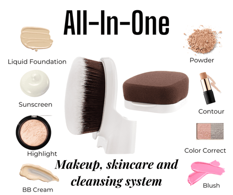 An all-in-one makeup brush set for all your makeup needs