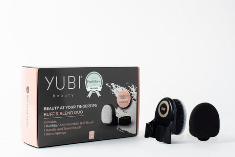 The Yubi Purifiber vegan makeup brush set