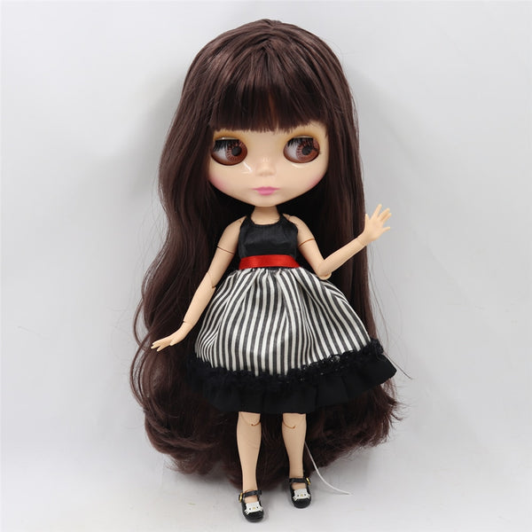 ICY Blyth Doll Nude 1/6 Joint Body 30CM BJD toys Natural shiny face with extra hands AB DIY Fashion Dolls girl gift.