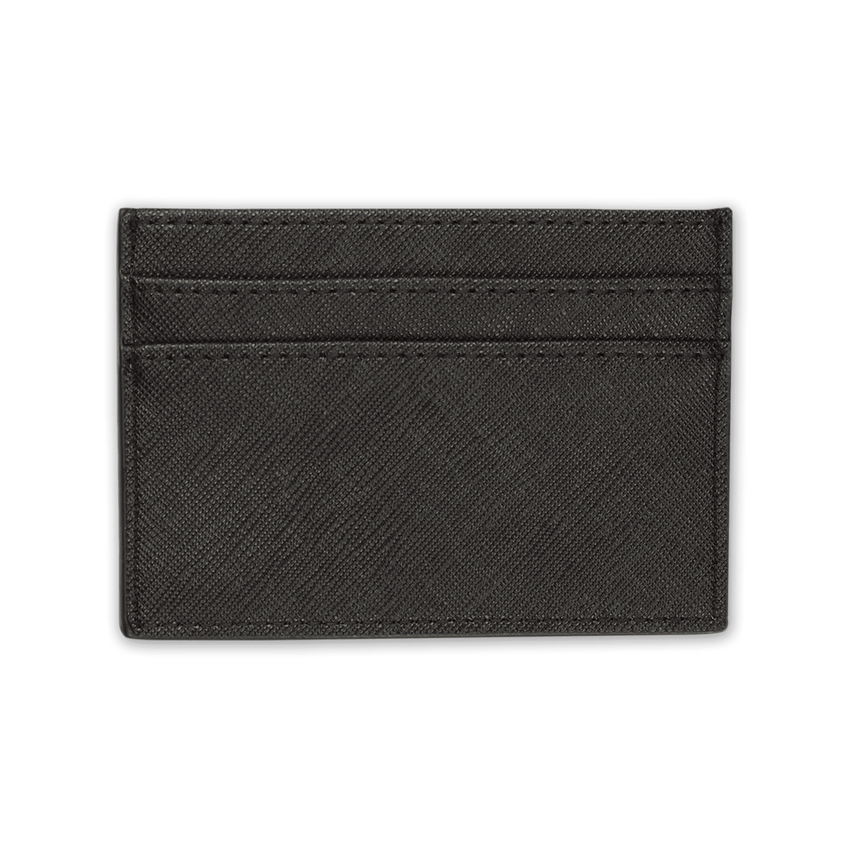 Personalise Your Black Saffiano Leather Cardholder