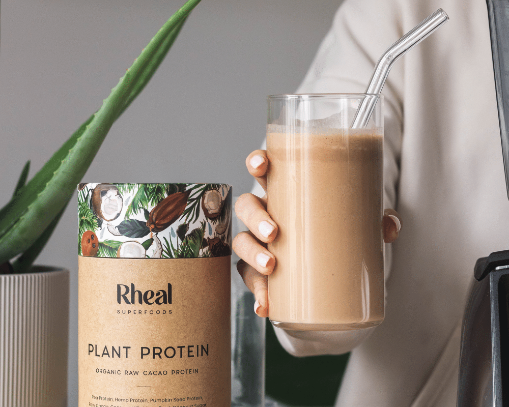 Cacao Plant Protein Post Workout Smoothie Recipe – Rheal