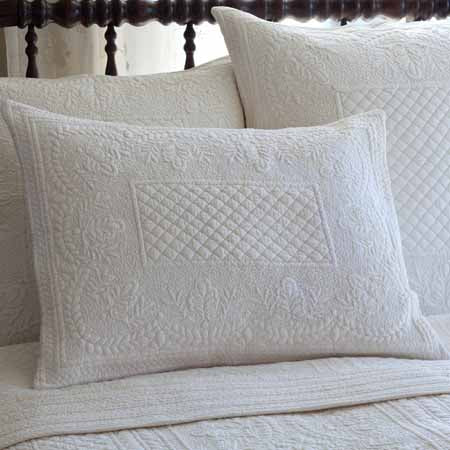 Abigail Soft Cream Pillow Shams