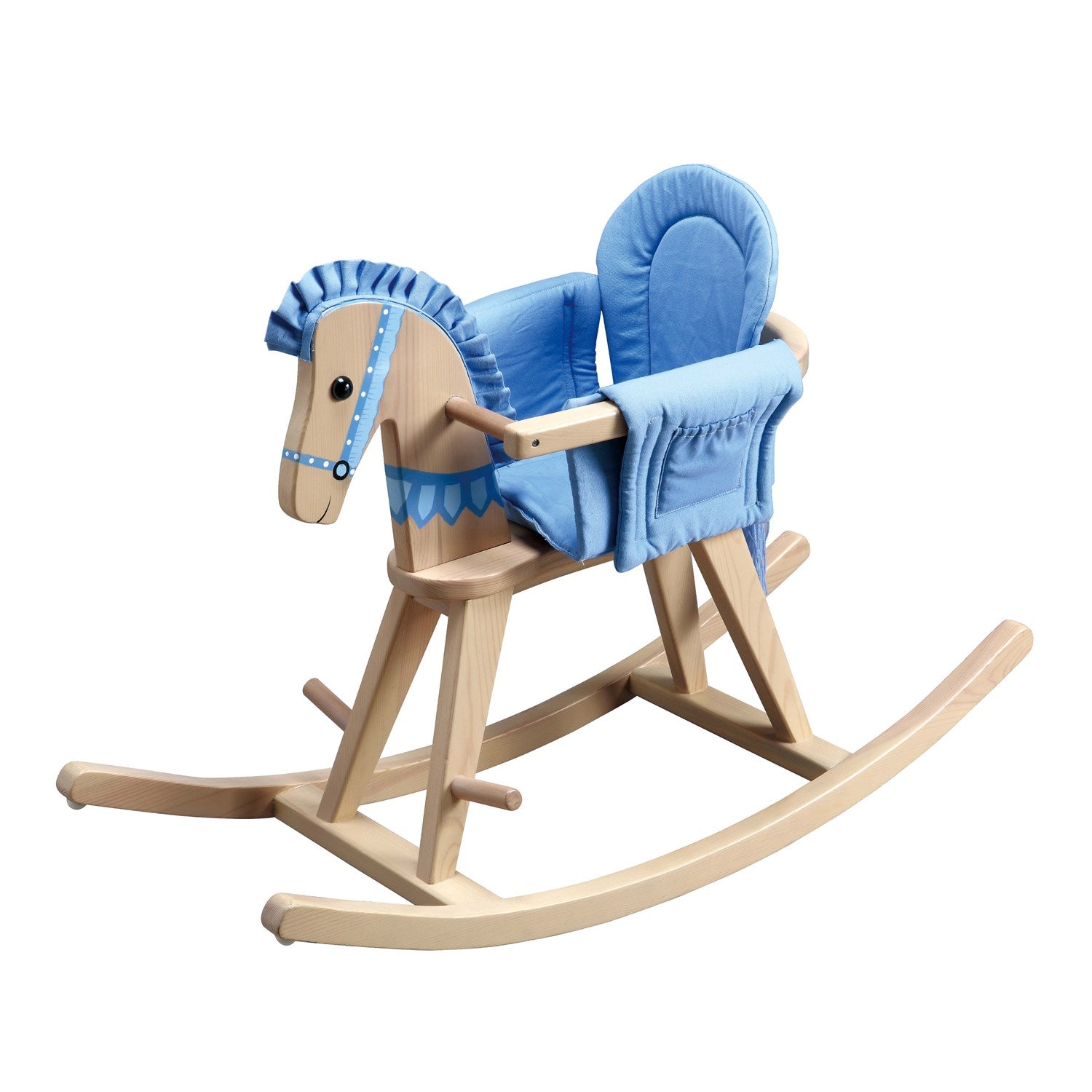 padded rocking horse