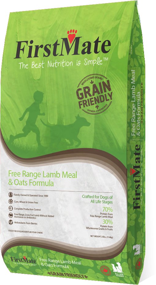 FirstMate Grain Friendly Free Range Lamb & Oats Formula Dog Food