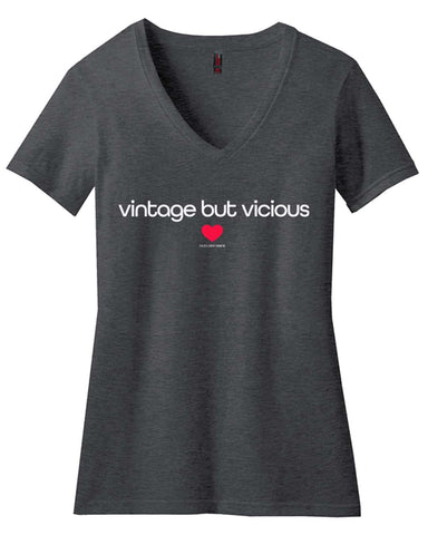 Vintage But Vicious Women's V-Neck T-shirt