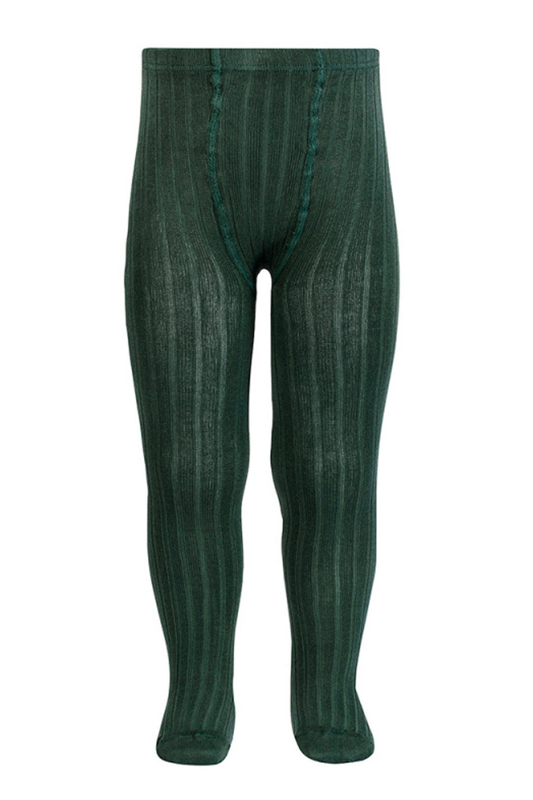 Cóndor  Bottle Green Ribbed Tights – Millie and John