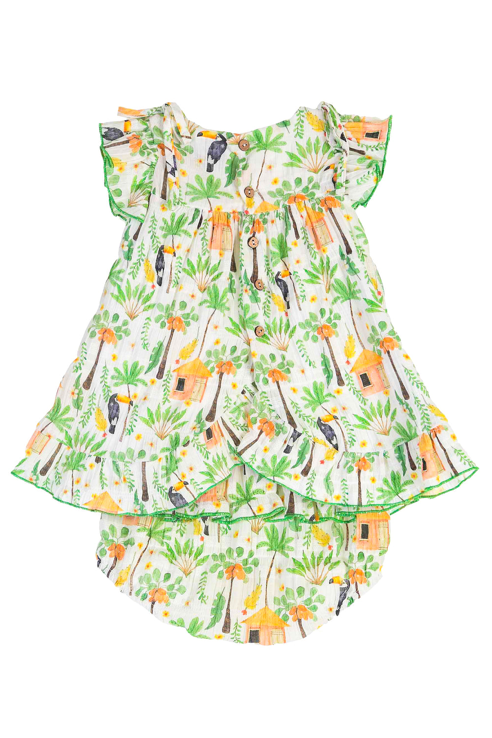 Tartaleta "Brielle" Green Jungle Print Dress & Bloomers | iphoneandroidapplications