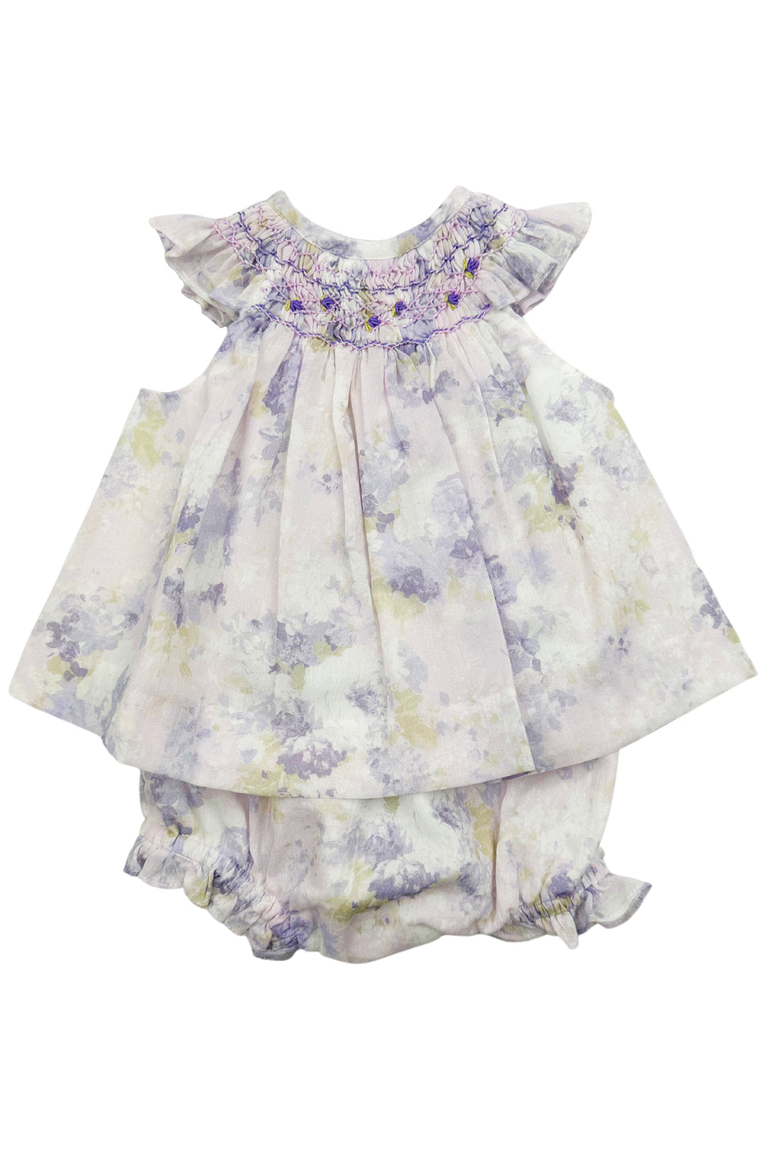 Tartaleta "Serenity" Lilac Floral Smocked Dress & Bloomers | iphoneandroidapplications