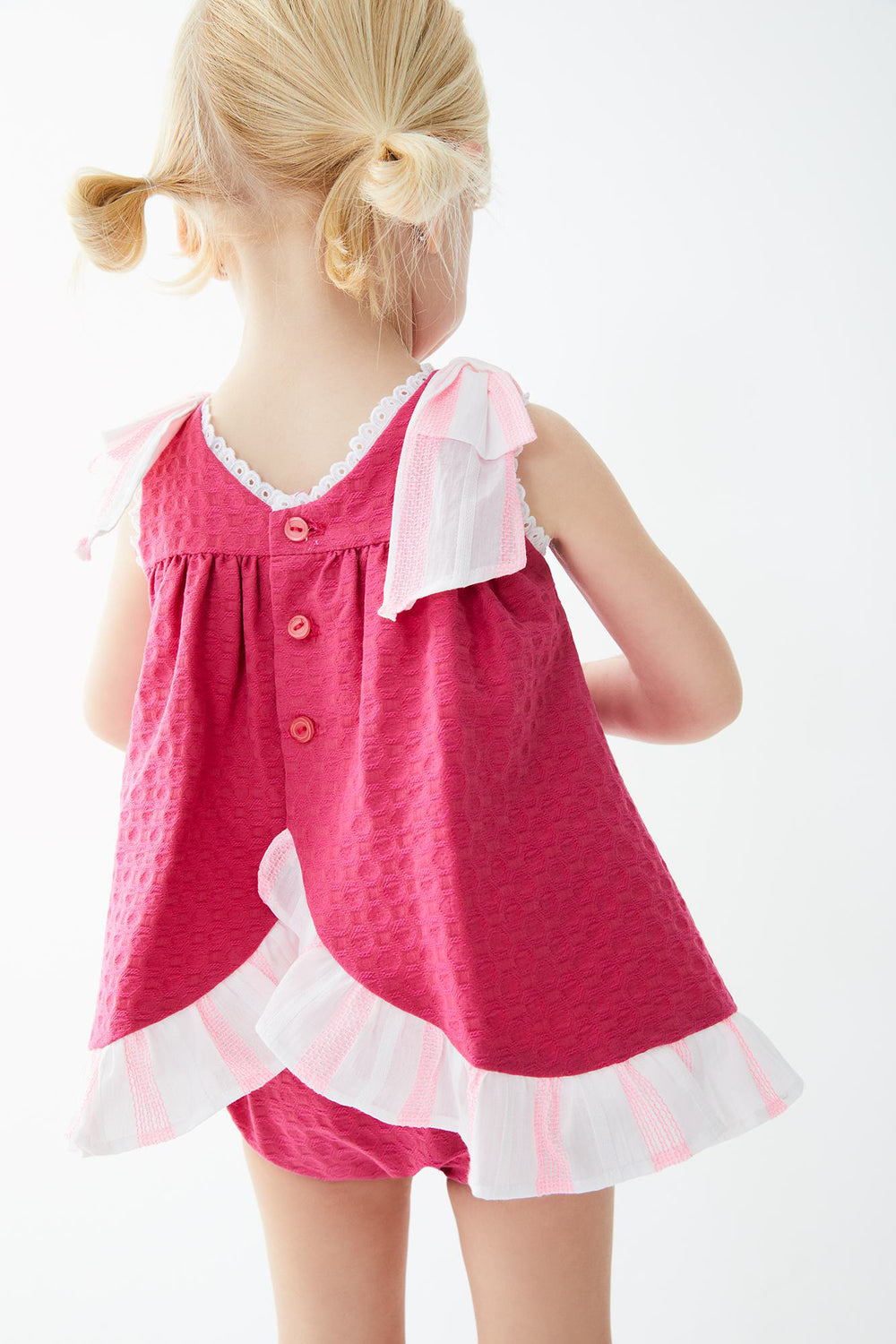 Tartaleta "Tara" Fuchsia Neon Stripe Dress & Bloomers | iphoneandroidapplications