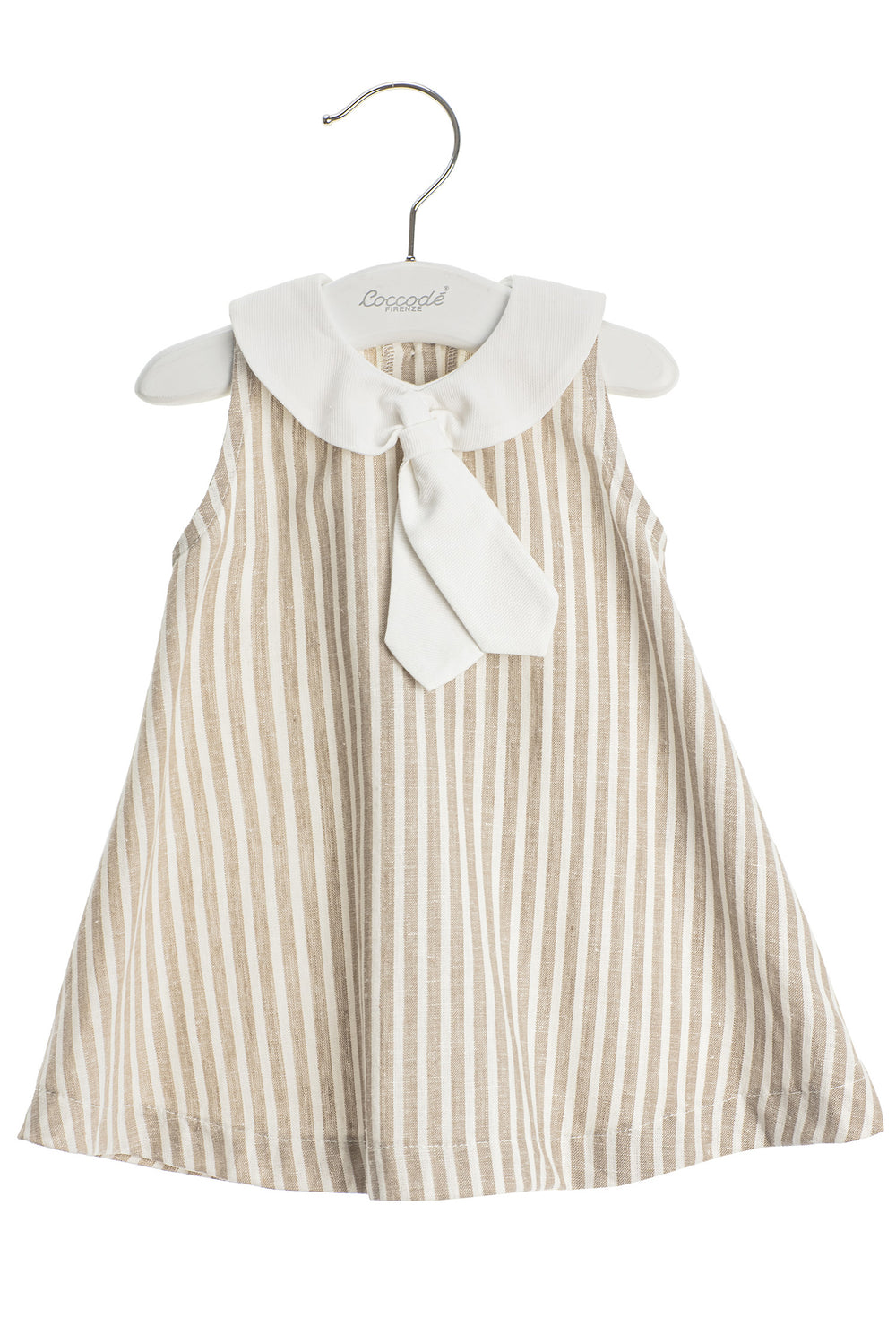 Coccodè "Scarlet" Linen Stripe Sailor Dress | iphoneandroidapplications