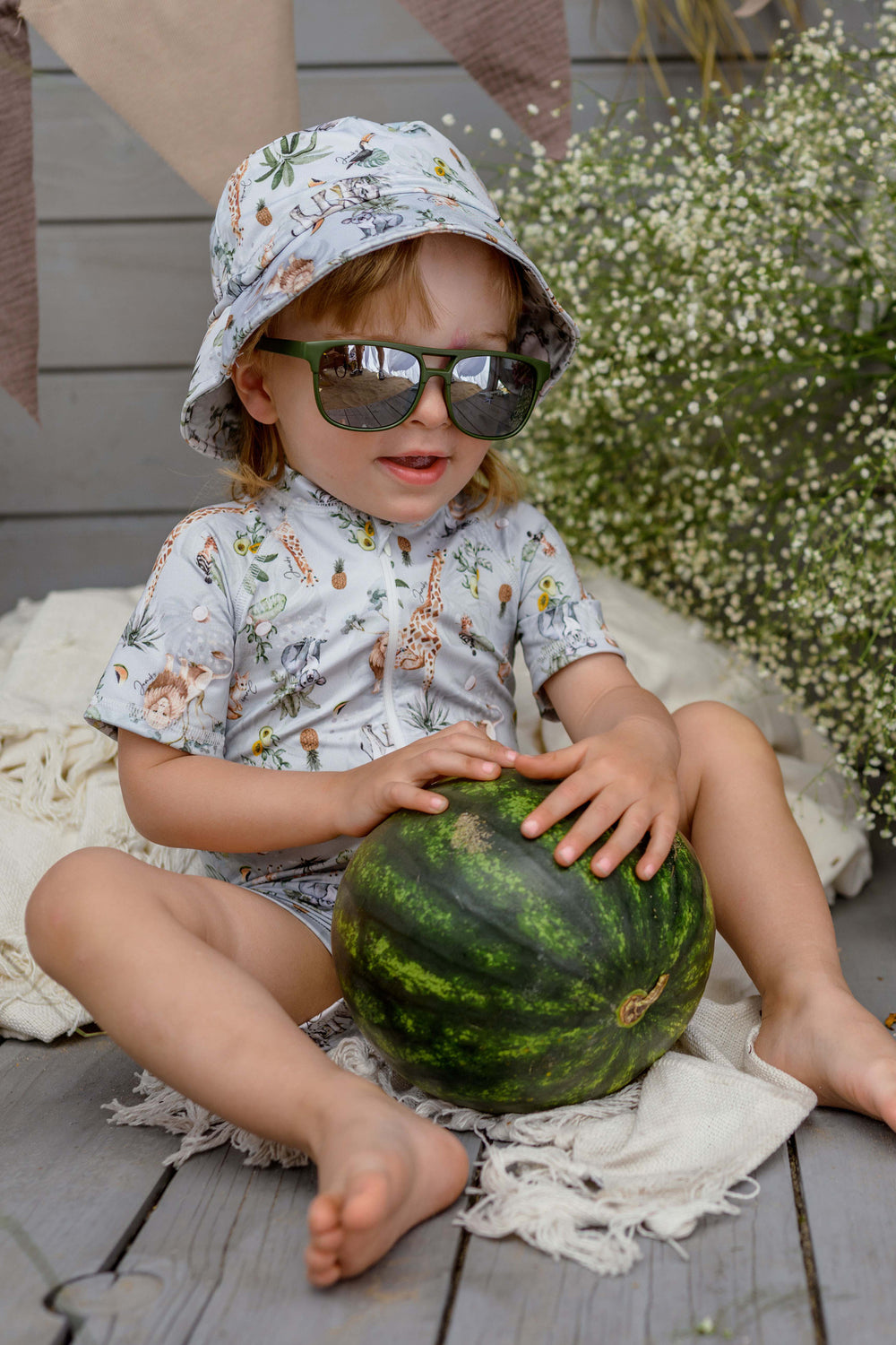 Jamiks "Lonnie" Mint Safari Sunhat | iphoneandroidapplications