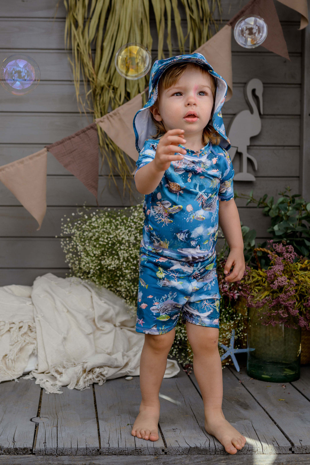 Jamiks "Triton" Teal Sea Life Swim Set | iphoneandroidapplications