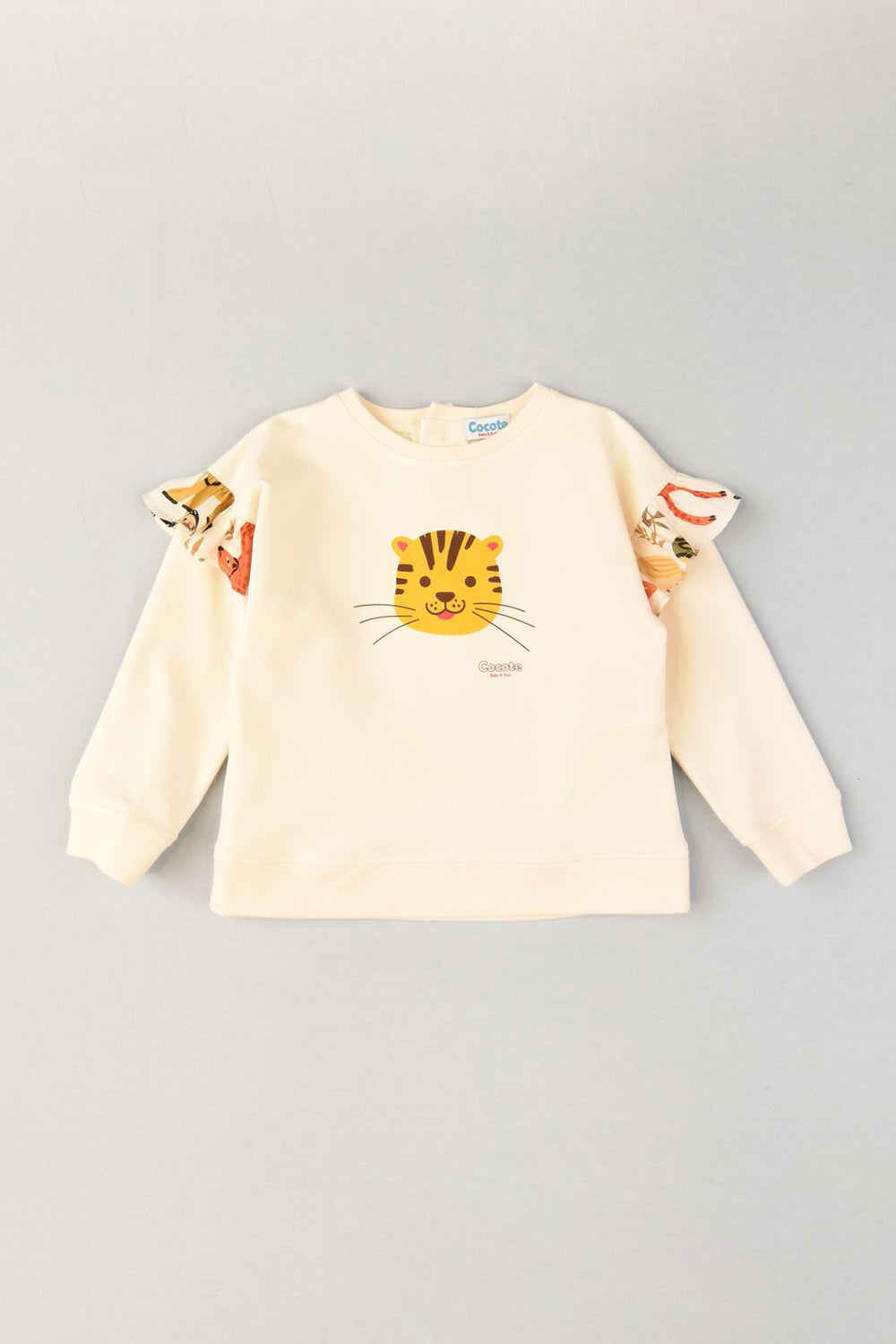 Cocote "Bronte" Cream Tiger Sweatshirt | iphoneandroidapplications