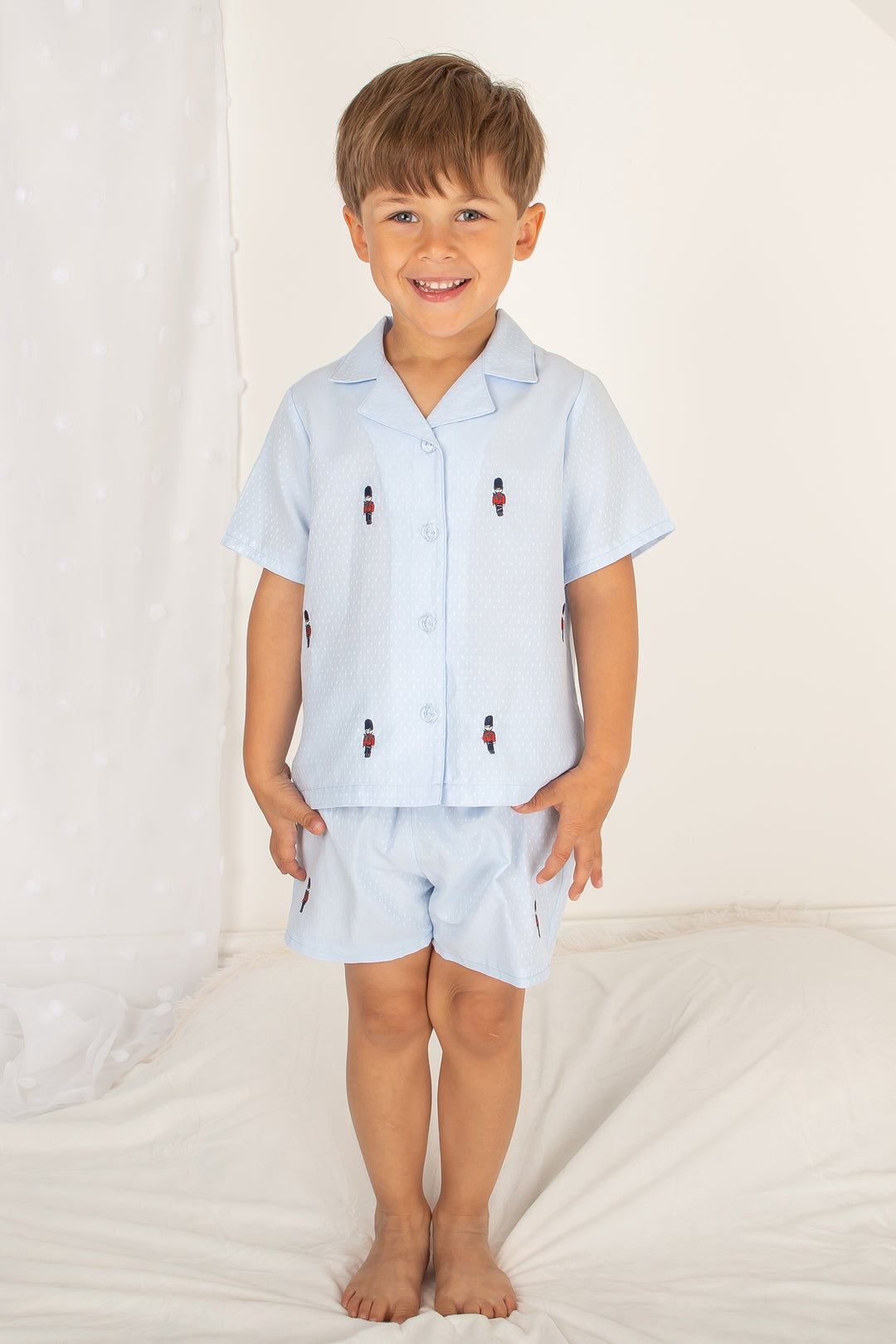 Caramelo Kids "Ronnie" Blue Soldier Pyjamas | iphoneandroidapplications