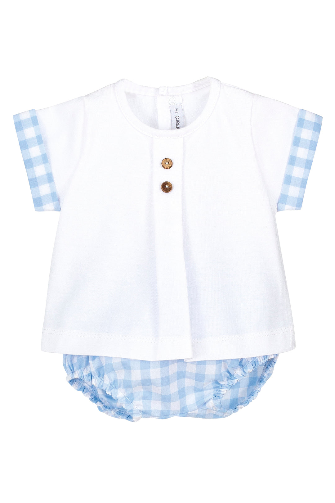 Calamaro "Cody" Blue Gingham T-Shirt & Jam Pants | iphoneandroidapplications