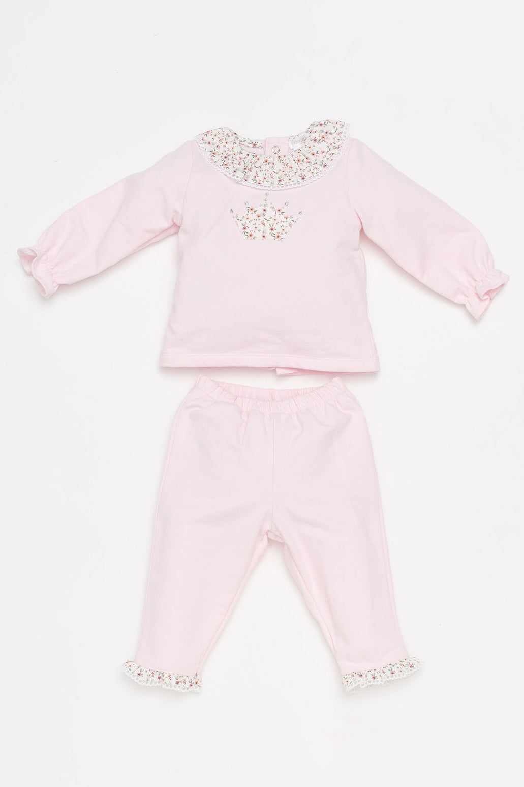 Deolinda "Rhea" Pink Floral Tracksuit | iphoneandroidapplications