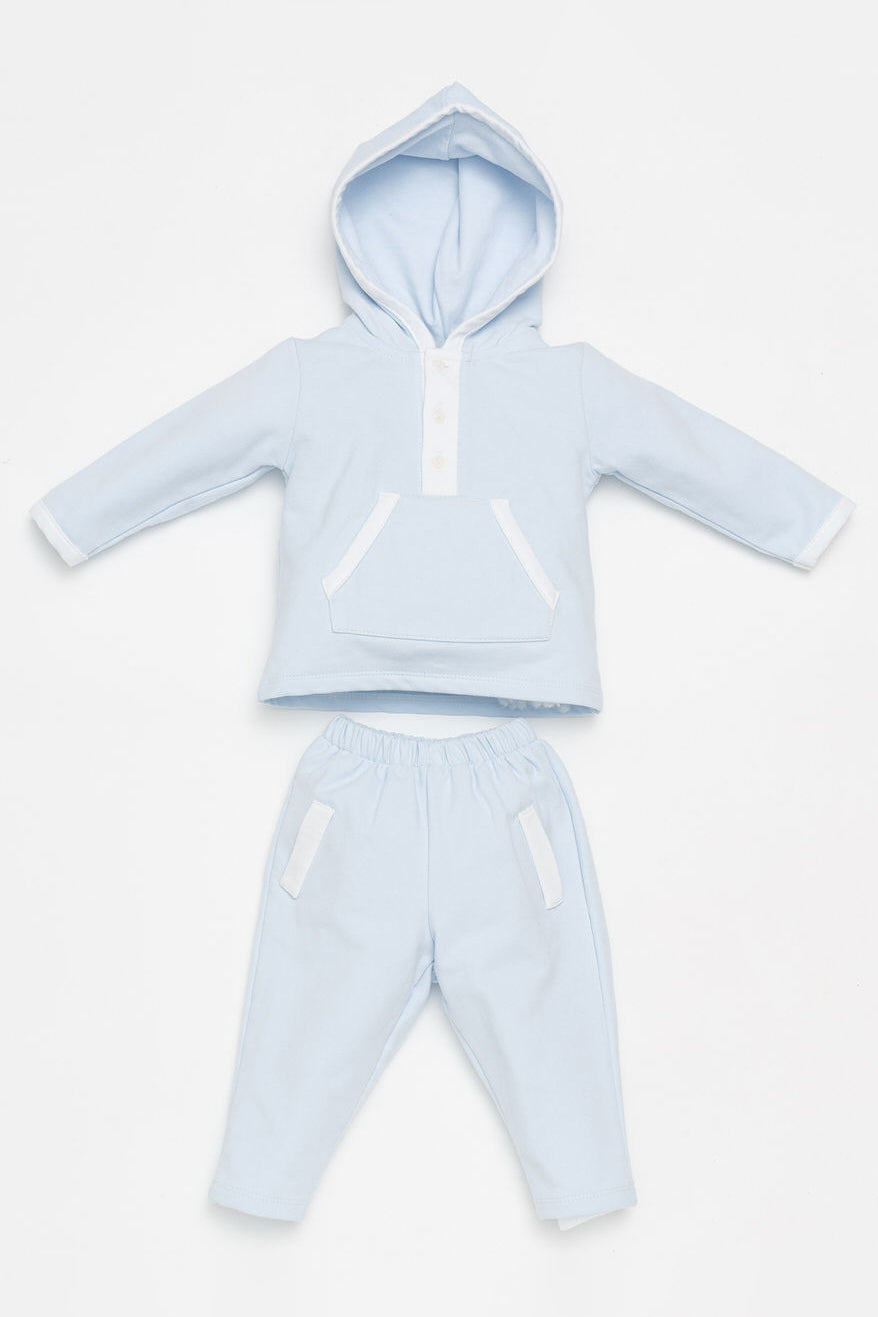 Deolinda "Bobby" Blue Hooded Tracksuit | iphoneandroidapplications