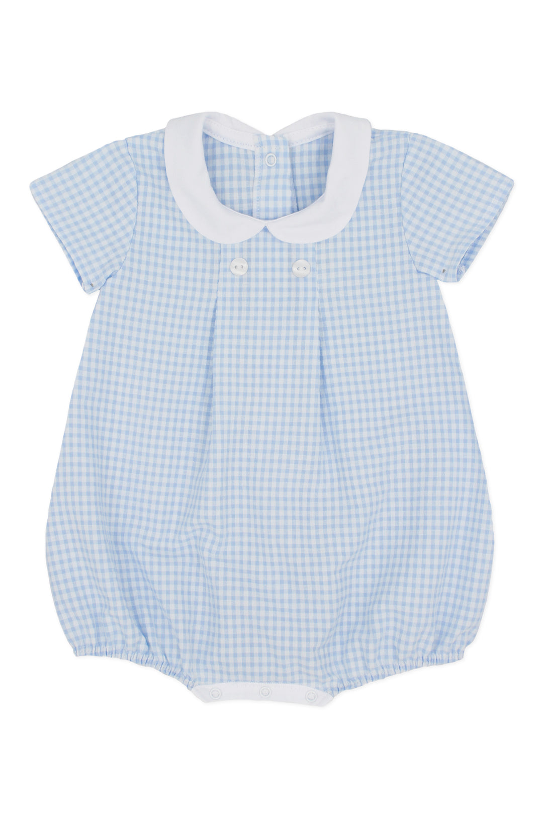 Rapife "Percy" Blue Gingham Romper | iphoneandroidapplications
