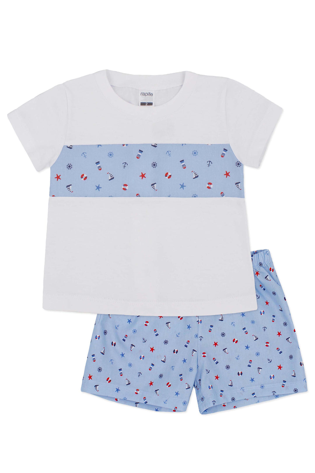 Rapife "Nicholas" Blue Nautical T-Shirt & Shorts | iphoneandroidapplications