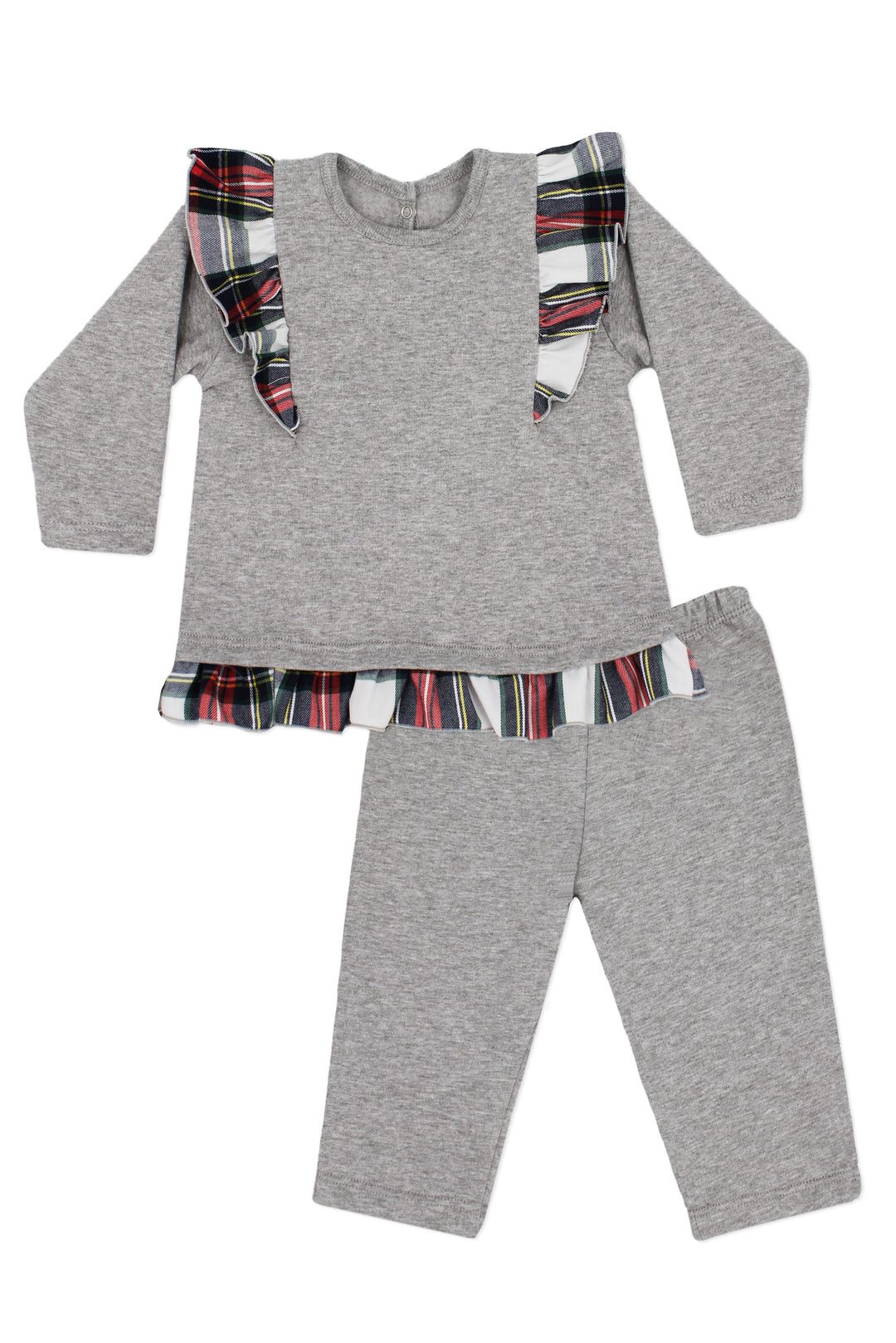 Rapife "Olivia" Grey & Red Tartan Tracksuit | iphoneandroidapplications