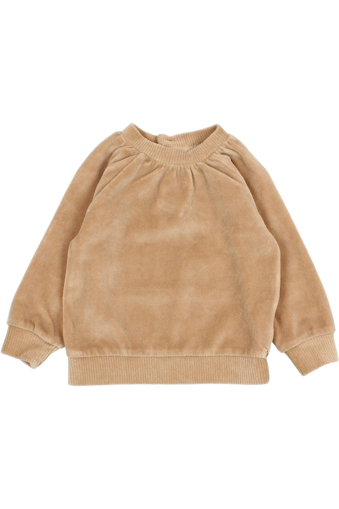 Búho "Channing" Sand Velour Sweatshirt | iphoneandroidapplications