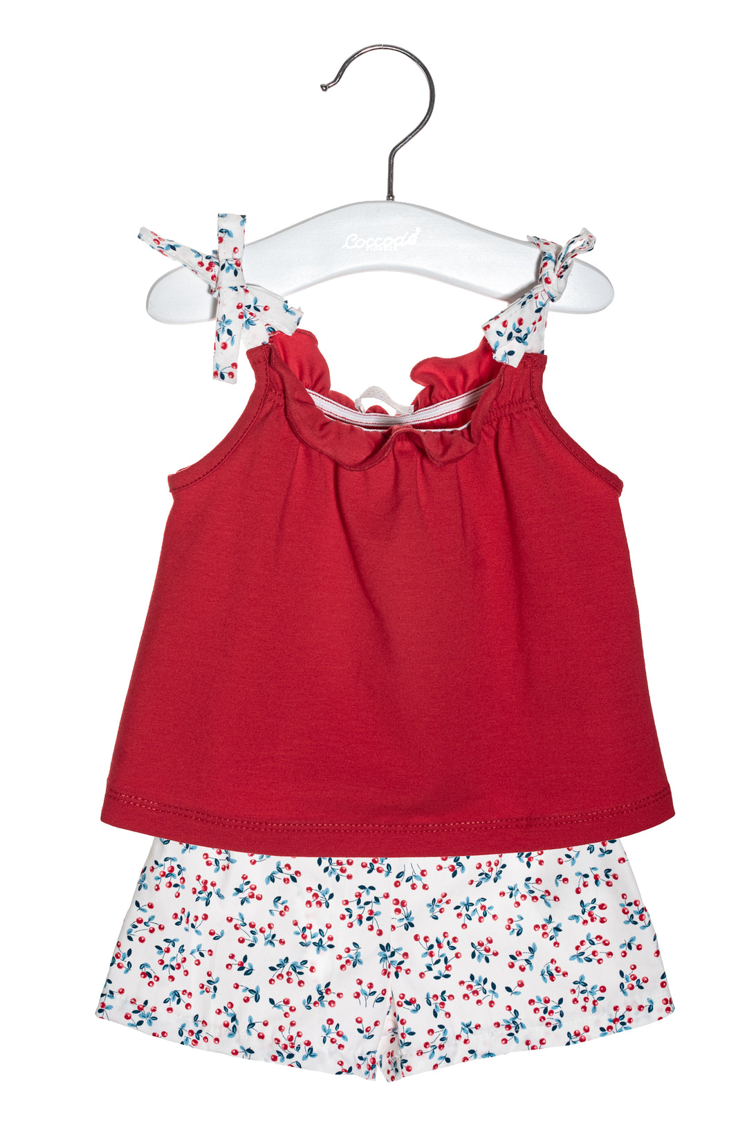 Coccodè "Dixi" Red Cherry Print Blouse & Shorts | iphoneandroidapplications