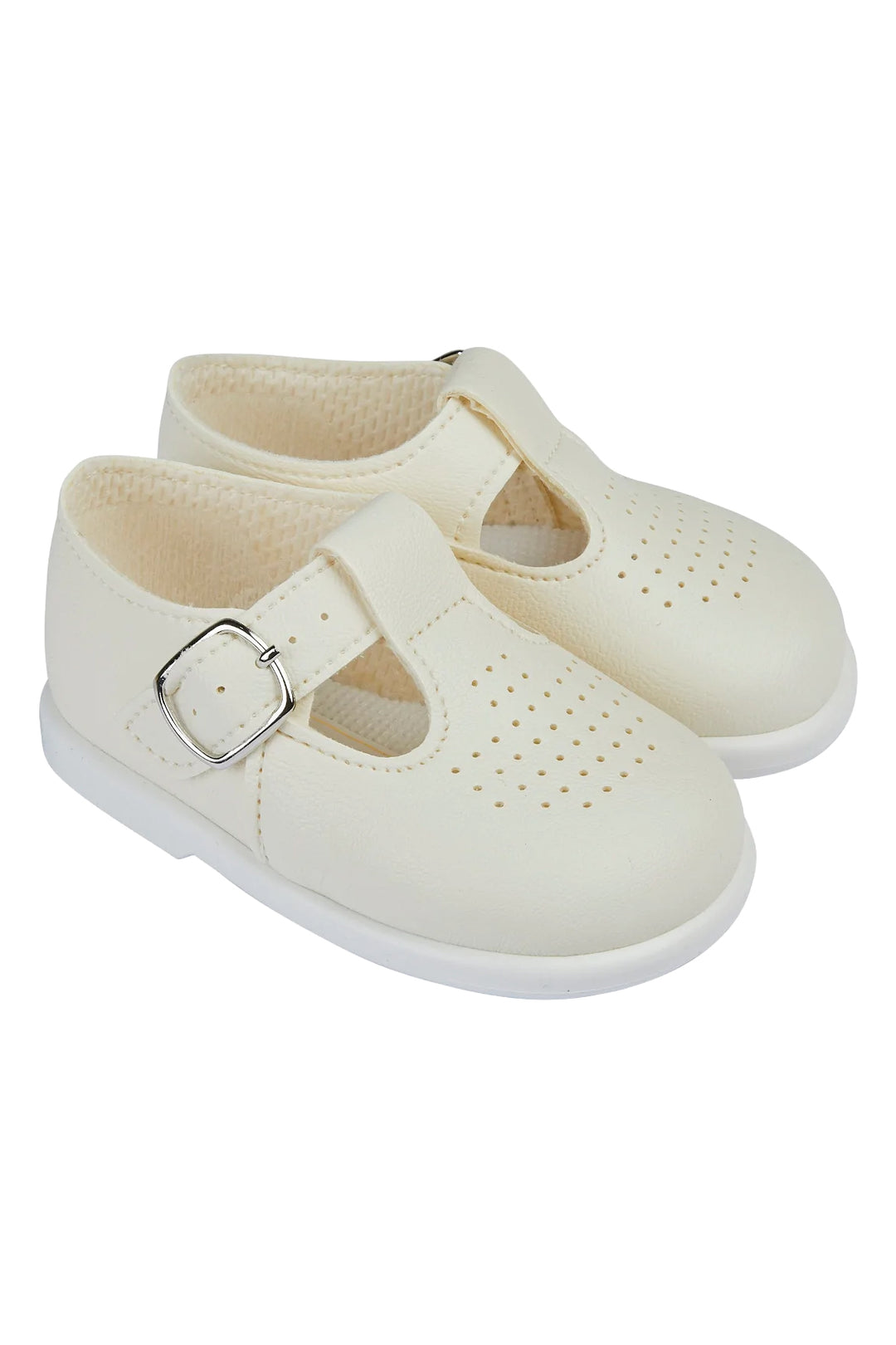 Baypods Cream T-Bar Hard Sole Shoes | iphoneandroidapplications