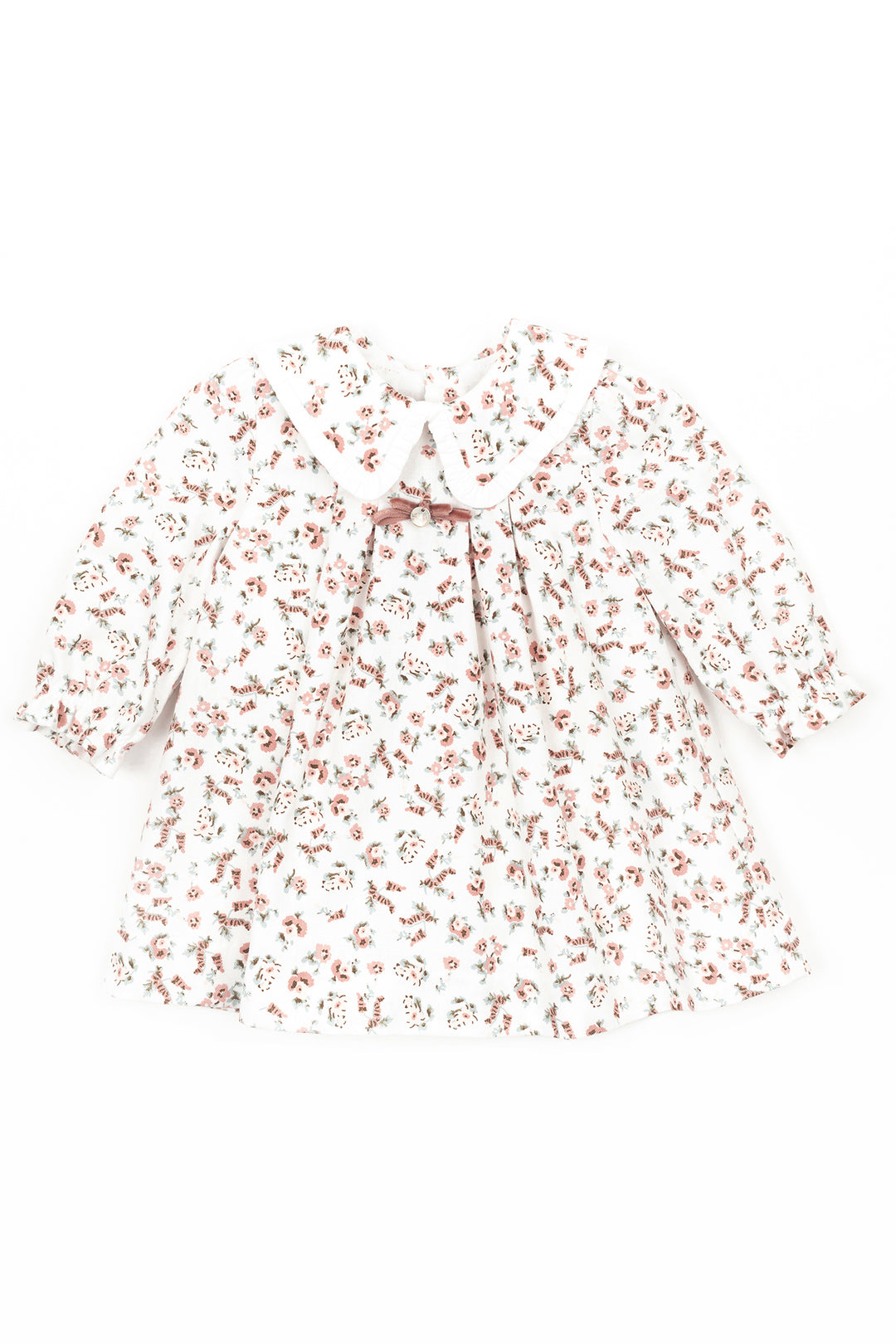 Pureté du Bebe "Rosalie" Dusky Pink Floral Dress | iphoneandroidapplications