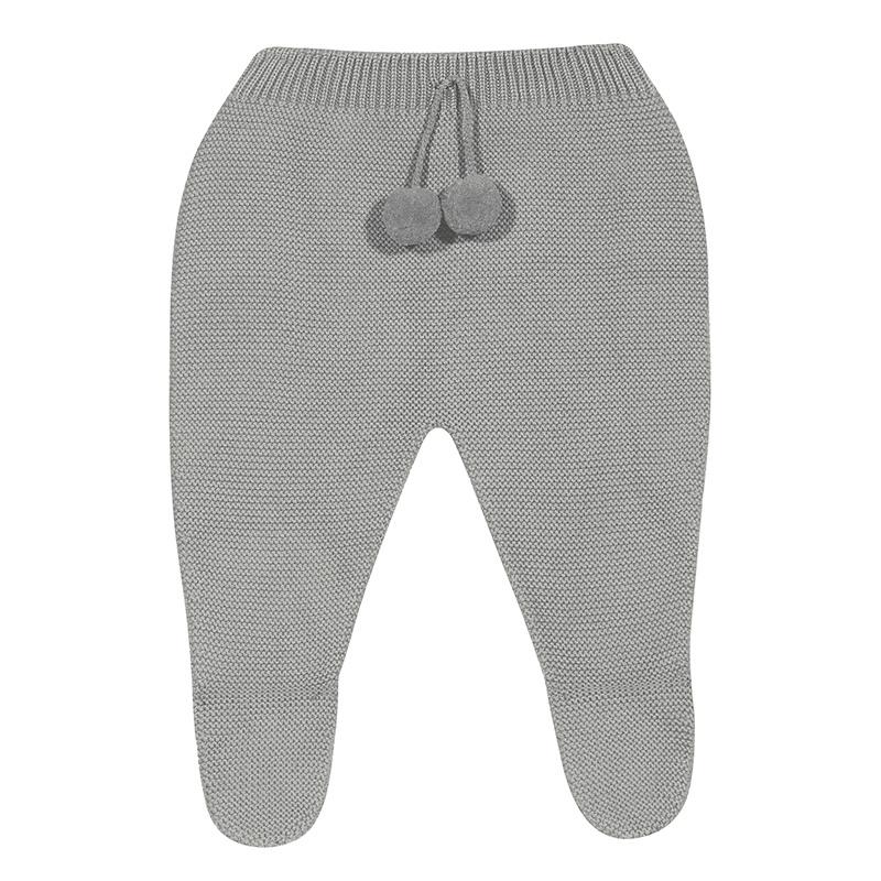 Condor Aluminium Grey Knitted Pom Pom Leggings | iphoneandroidapplications