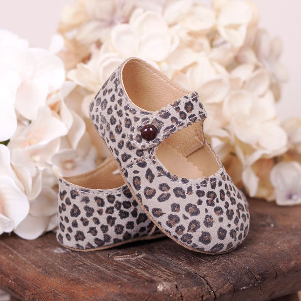 leather leopard shoes