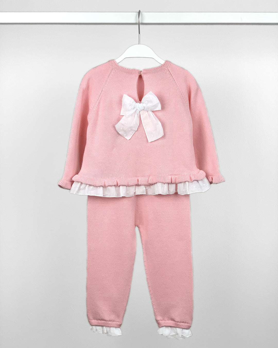 Granlei "Maya" Coral Plumeti Dot Bow Tracksuit | iphoneandroidapplications