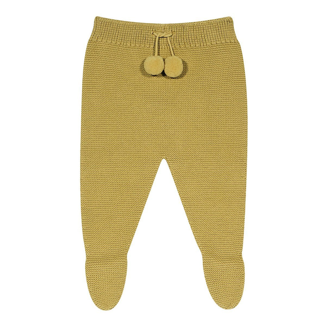 Condor Mustard Knitted Pom Pom Leggings | iphoneandroidapplications