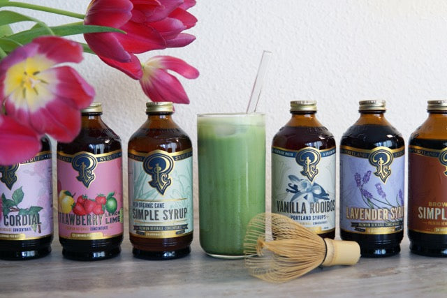 Portland syrups matcha duo