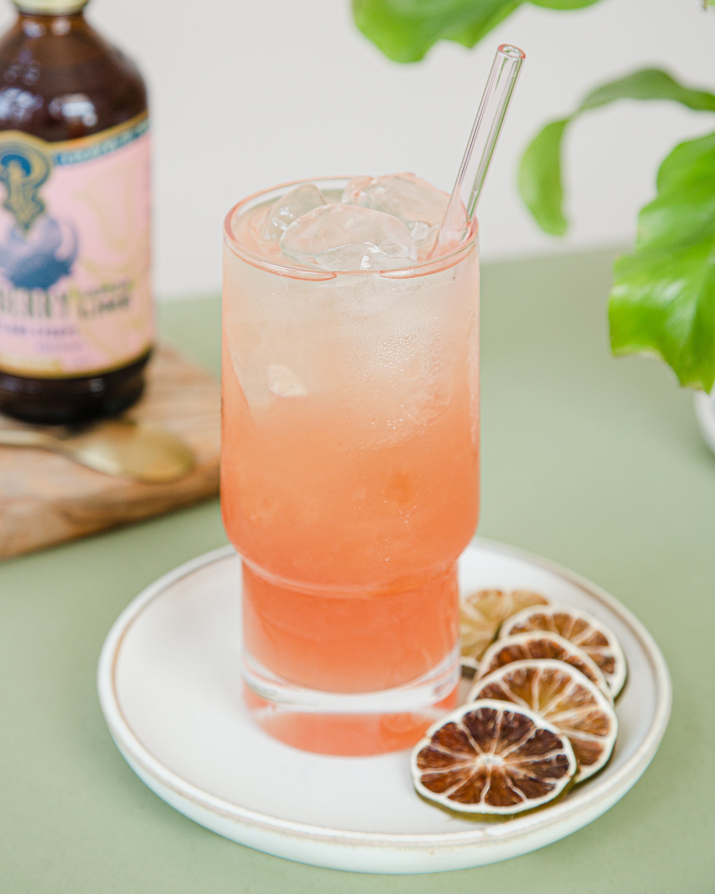 refreshing summertime strawberry mocktail