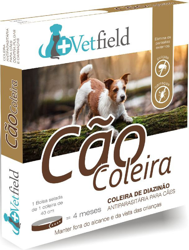 Vetfield Cão Coleira Ectoparasitária Raças Pequenas 40cm - Crisdietética