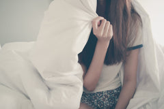 Tired woman