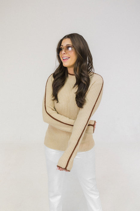 Carly Contrast Sweater