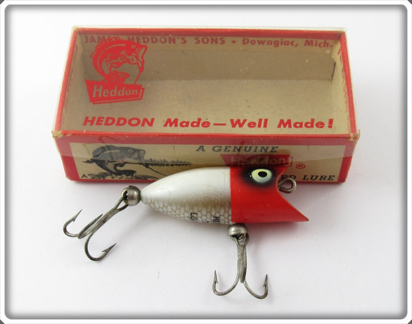 Heddon Red Head White Tiny Lucky 13 In Correct Box For Sale | Lure