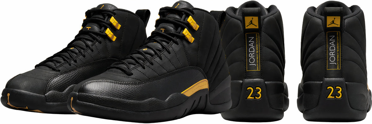 Jordan Black Taxi 12s Sneaker Tees Clothing