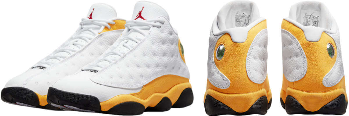 Jordan 13 del sol sneaker tees and matching yellow outfits for AJ13
