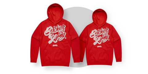 BBL Matching Sneaker Hoodie (Red)